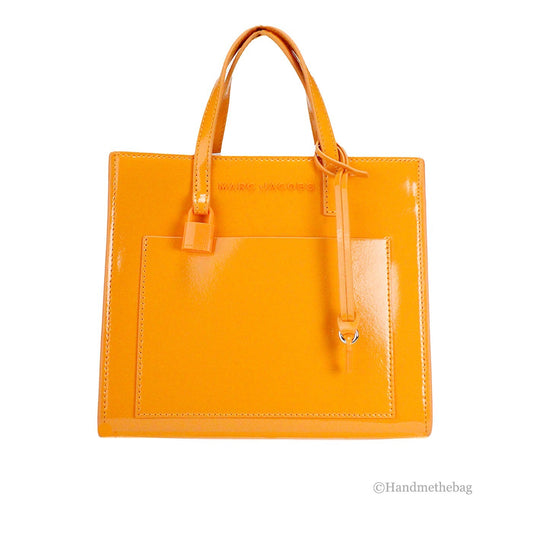 Marc Jacobs The Mini Grind Crossbody Scorched Patent Leather Crossbody Bag