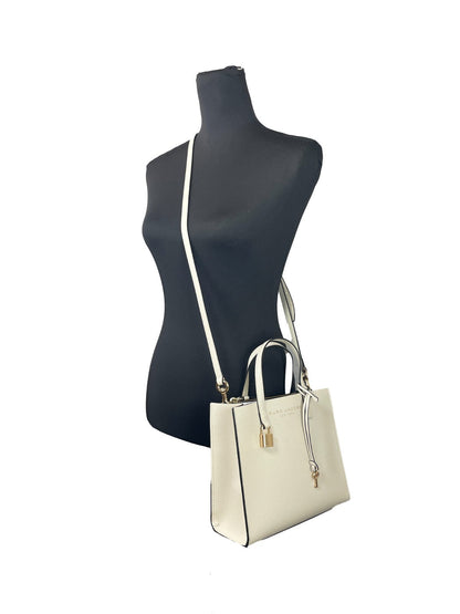 Marc Jacobs The Grind Mini Tote Bag in Marshmallow