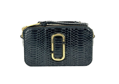 Marc Jacobs The Snapshot Snake Skin Leather Crossbody Bag
