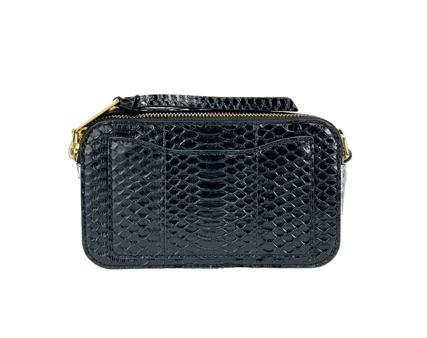 Marc Jacobs The Snapshot Snake Skin Leather Crossbody Bag