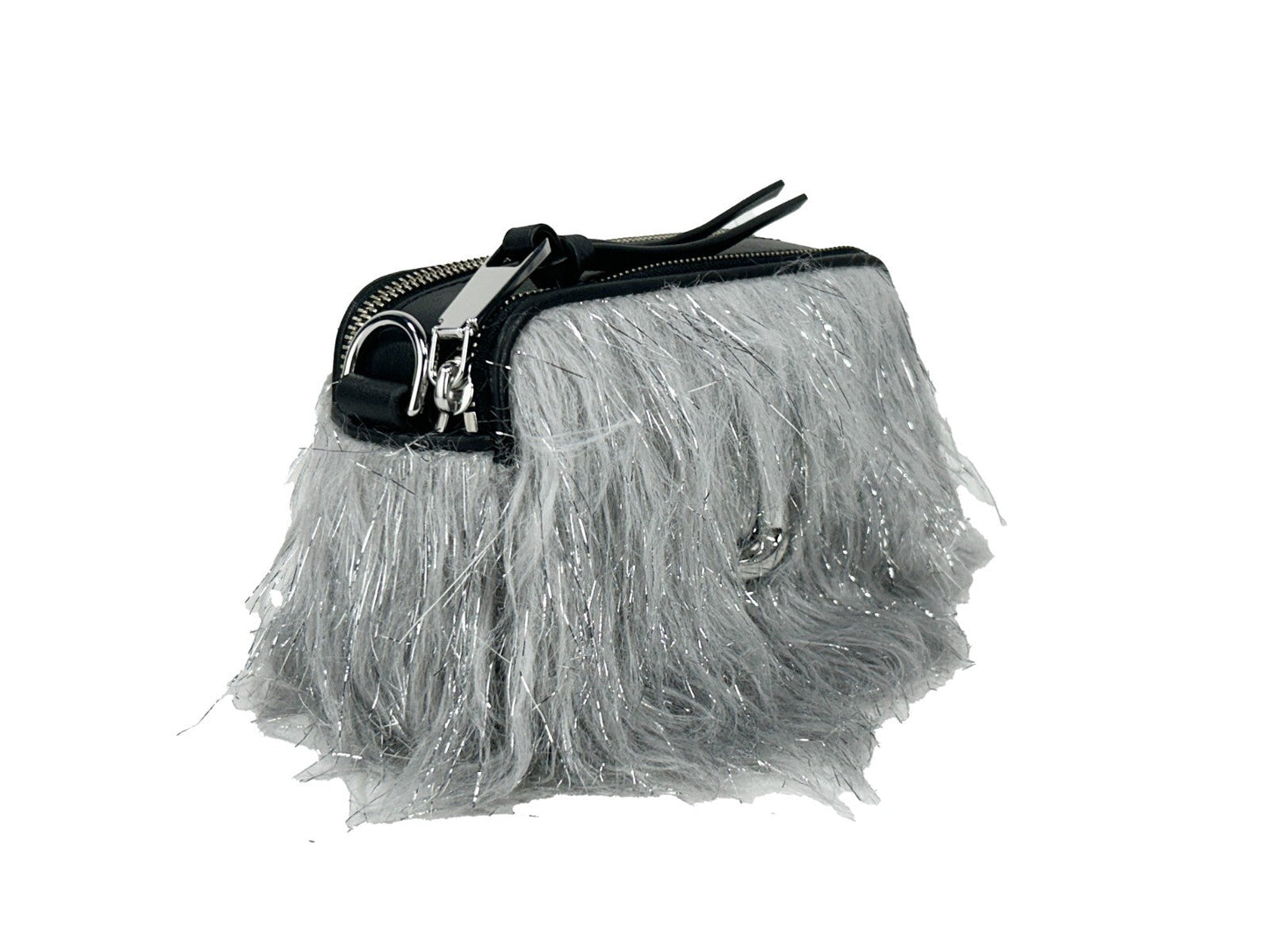 Marc Jacobs The Snapshot Creature Leather and Fur Crossbody Bag