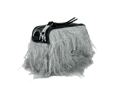 Marc Jacobs The Snapshot Creature Leather and Fur Crossbody Bag