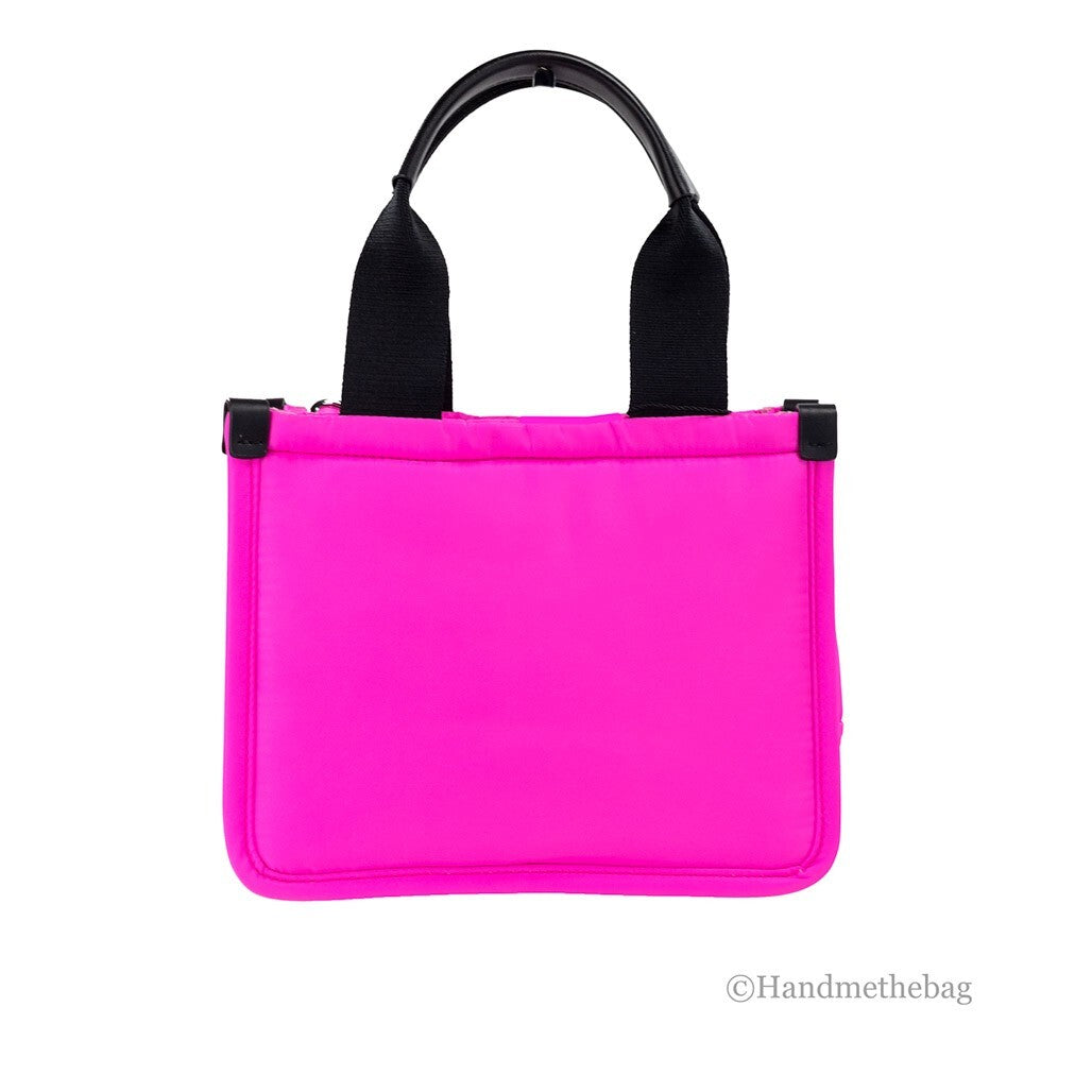 Marc Jacobs The Small Tote Neon Fuchsia Nylon Tote Bag
