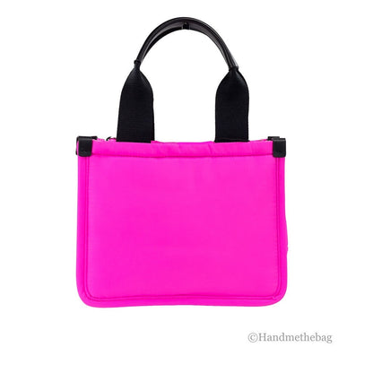 Marc Jacobs The Small Tote Neon Fuchsia Nylon Tote Bag
