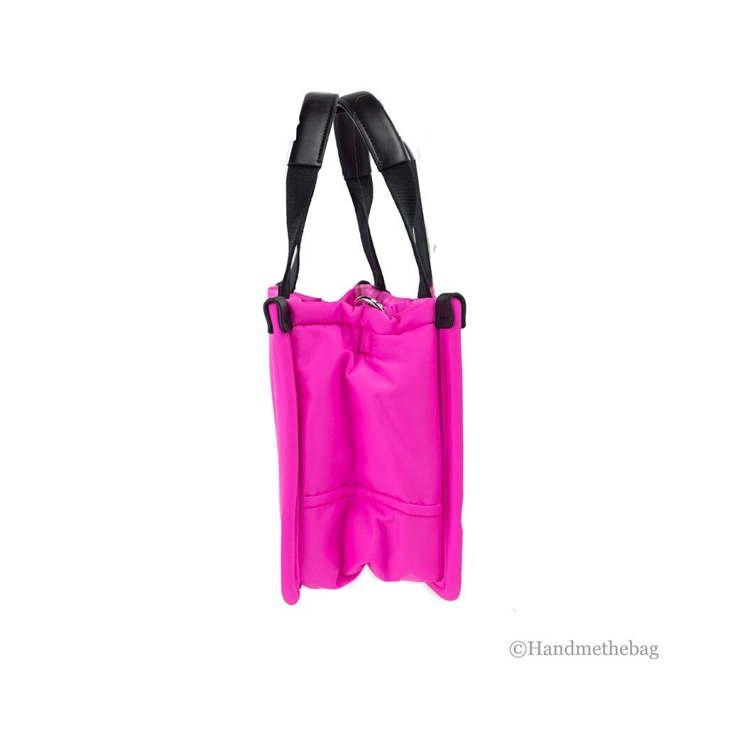 Marc Jacobs The Small Tote Neon Fuchsia Nylon Tote Bag