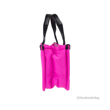 Marc Jacobs The Small Tote Neon Fuchsia Nylon Tote Bag