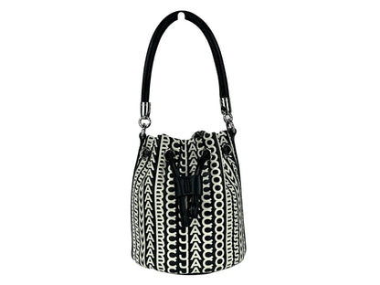 Marc Jacobs The Monogram Mini Leather Crossbody Bucket Bag