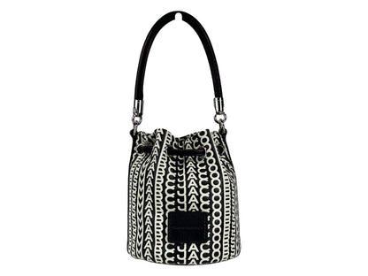 Marc Jacobs The Monogram Mini Leather Crossbody Bucket Bag