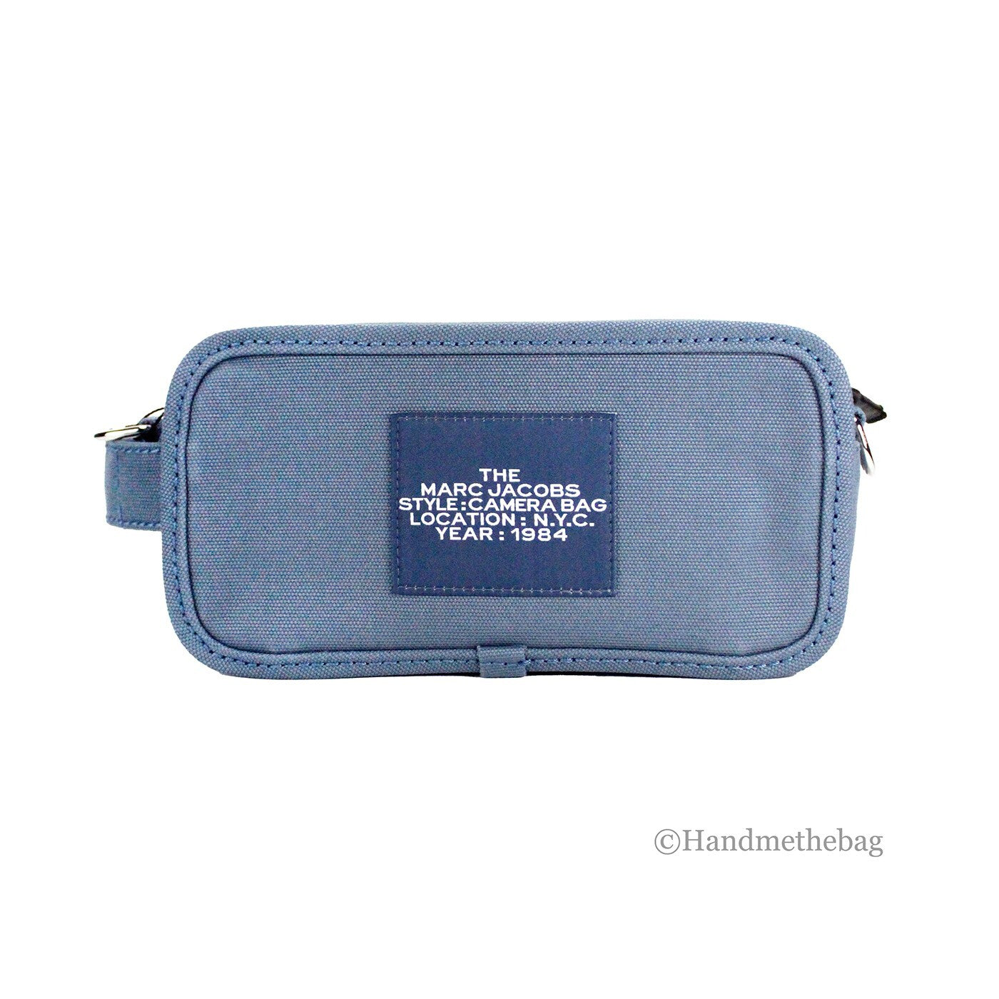 Marc Jacobs The Camera Bag Blue Shadow Cotton Crossbody Bag