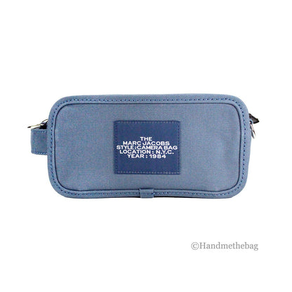 Marc Jacobs The Camera Bag Blue Shadow Cotton Crossbody Bag