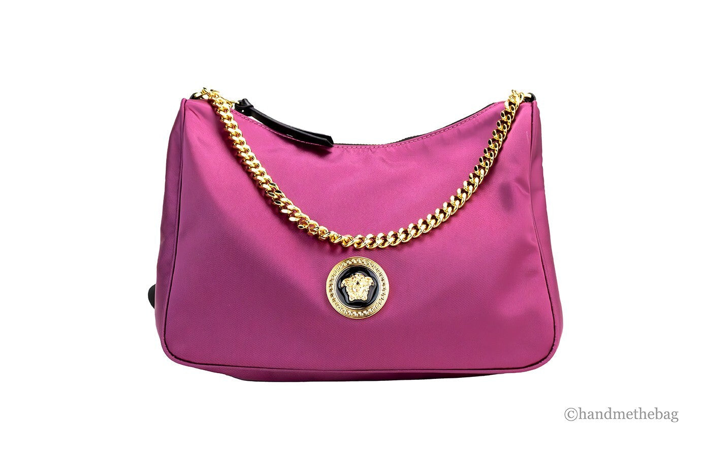 Versace Medusa Dahlia Nylon Crossbody Bag