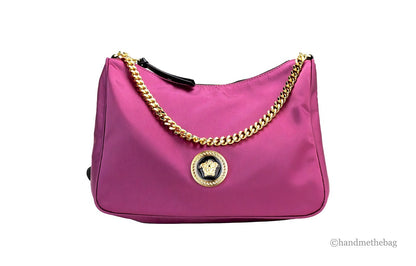 Versace Medusa Dahlia Nylon Crossbody Bag