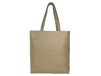 Versace Medusa Taupe Leather Large Tote Bag