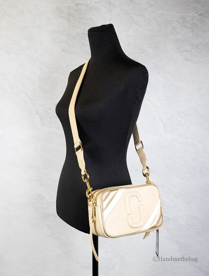 Marc Jacobs The Moto Shot 21 Curds Leather Camera Crossbody Bag