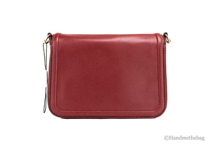 Marc Jacobs The Signet Syrah Leather Flap Crossbody Bag