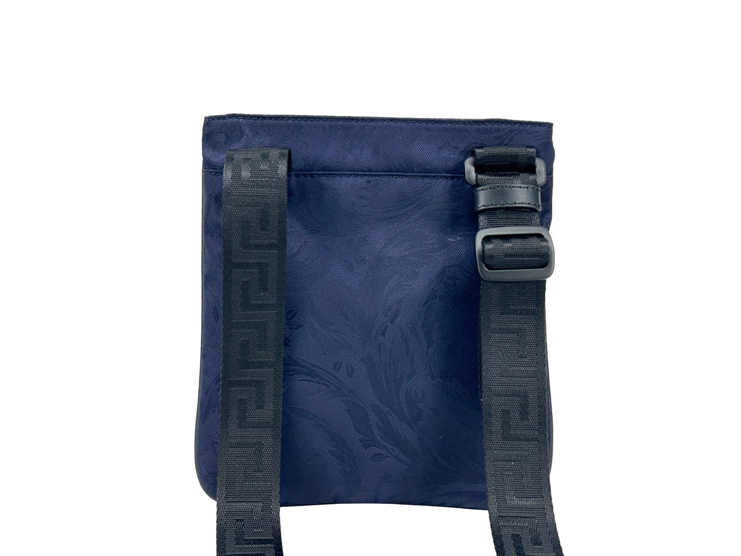 Versace Medusa Navy Canvas Crossbody Bag