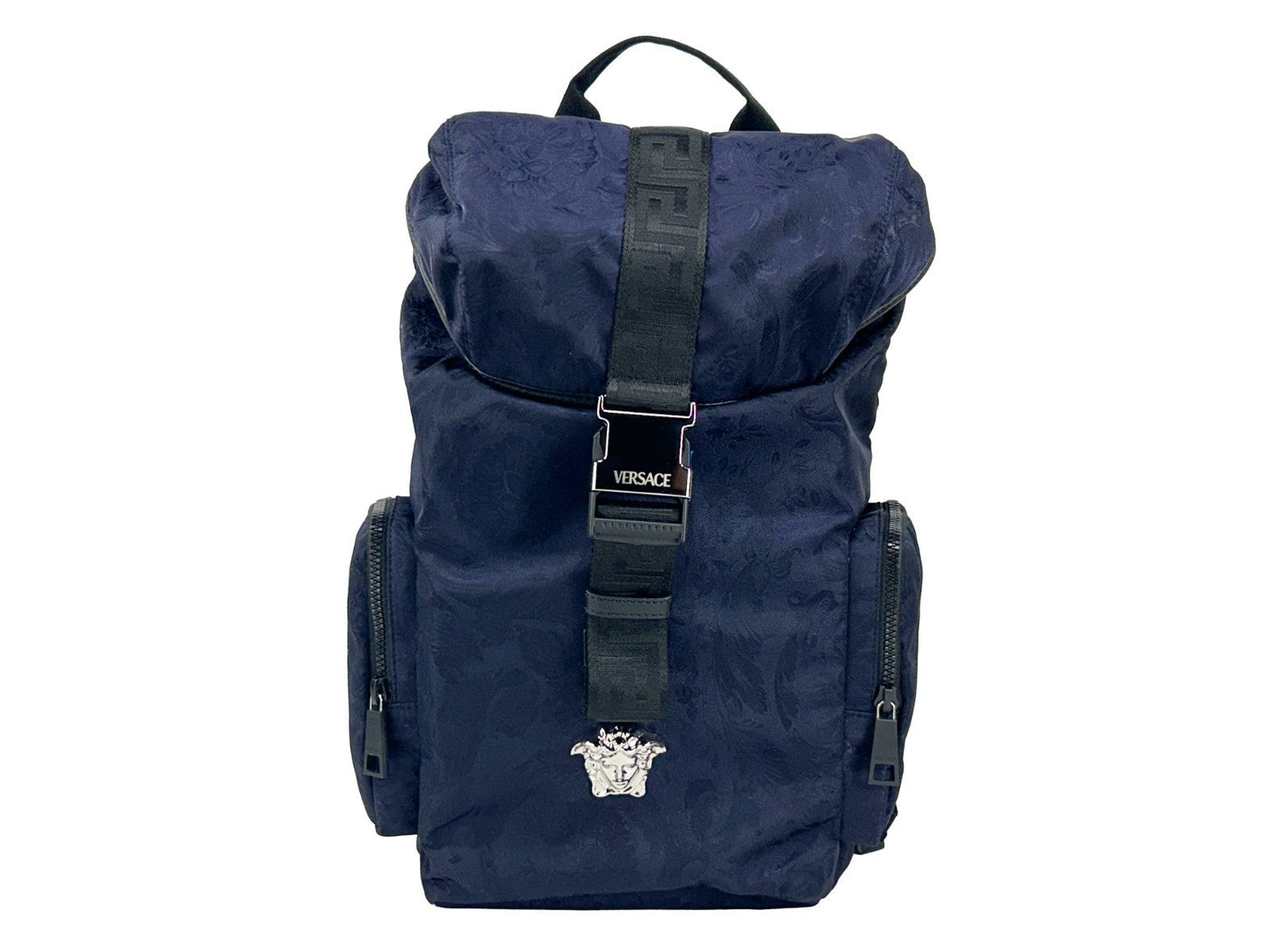 Versace Medusa Nylon Drawstring Backpack