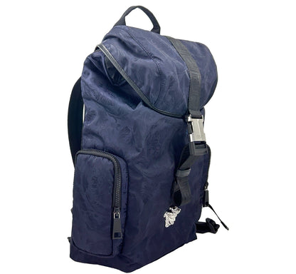 Versace Medusa Nylon Drawstring Backpack
