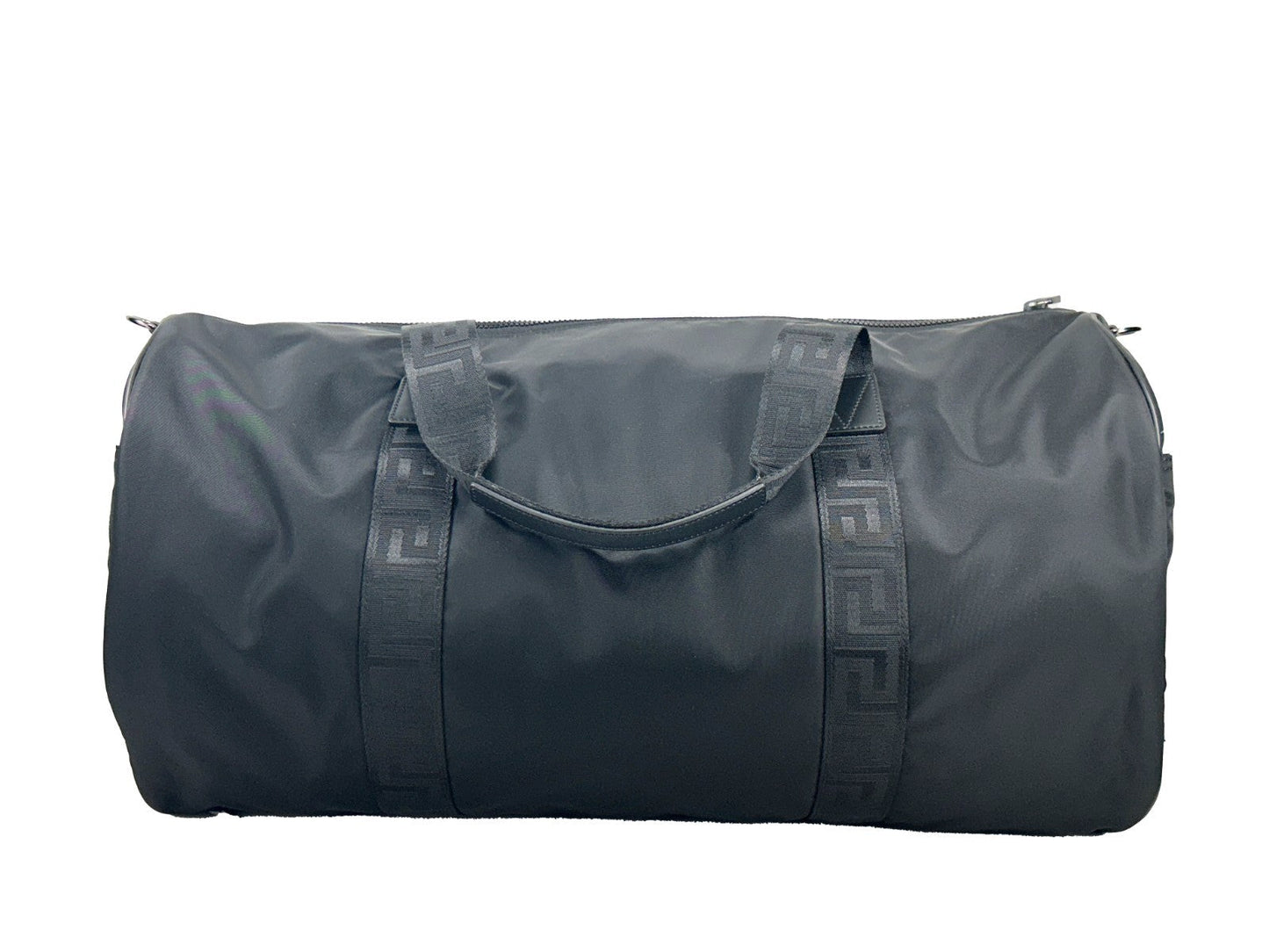 Versace Medusa Black Nylon Duffle Bag