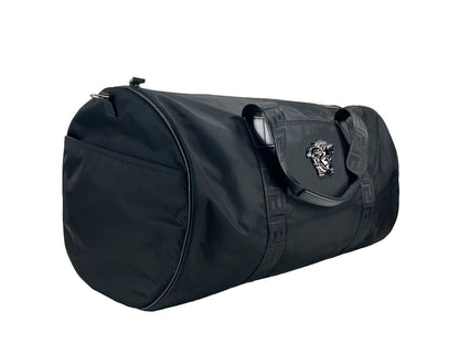 Versace Medusa Black Nylon Duffle Bag