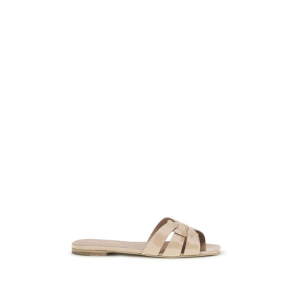 Multicolor Calf Leather Bos Taurus Flat Sandals