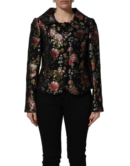 Dolce & Gabbana Multicolor Floral Brocade Blazer
