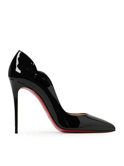 Black Patent Leather Hot Chick Pumps 100