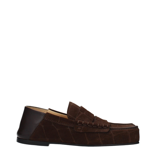 Jacquemus Les Mocassins Carrés Brown Suede Loafers