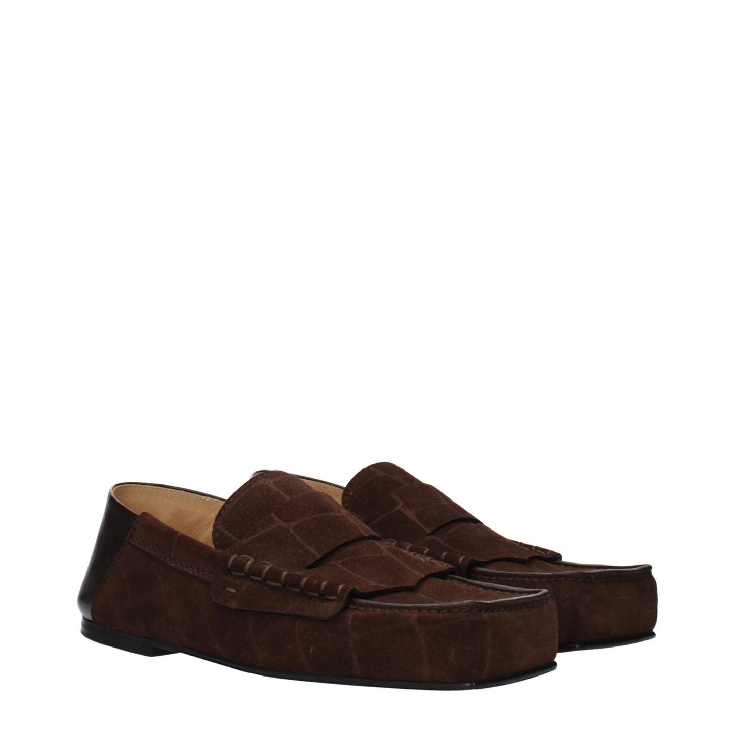 Jacquemus Les Mocassins Carrés Brown Suede Loafers