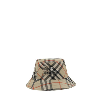 Burberry Archive Check Polyester Bucket Hat in Archive Beige