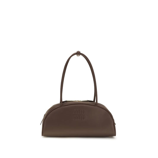 Miu Miu Beau Briarwood Nappa Leather Top-Handle Bag