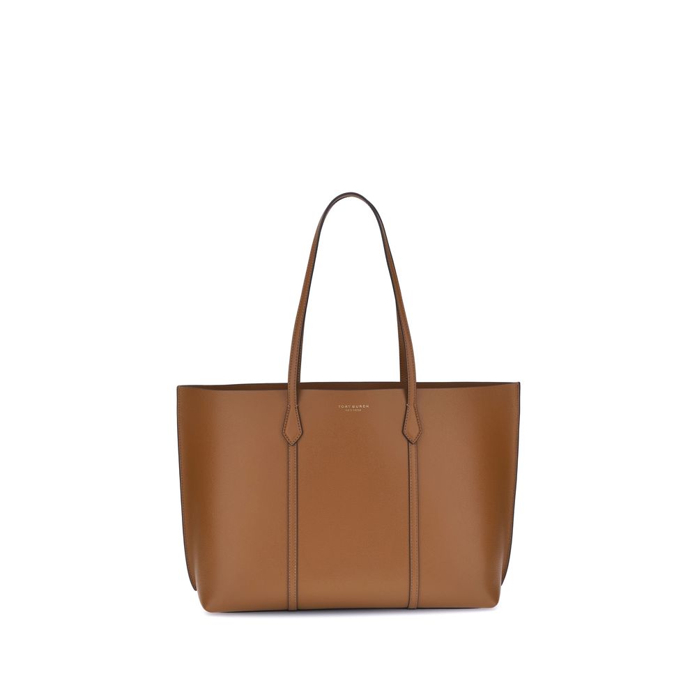 Tory Burch Perry Brown Calf Leather Tote Bag