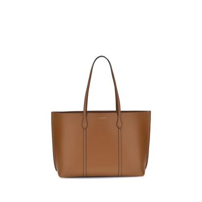Tory Burch Perry Brown Calf Leather Tote Bag