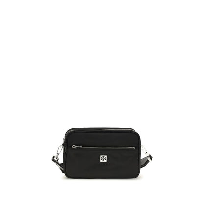 Black Polyamide Shoulder Bag