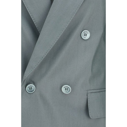 Max Mara MXMALBATA Dark Green Wool-Silk Blazer