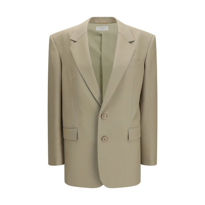 Saint Laurent Wool-Silk Single-Breasted Blazer
