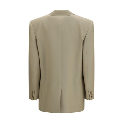 Saint Laurent Wool-Silk Single-Breasted Blazer
