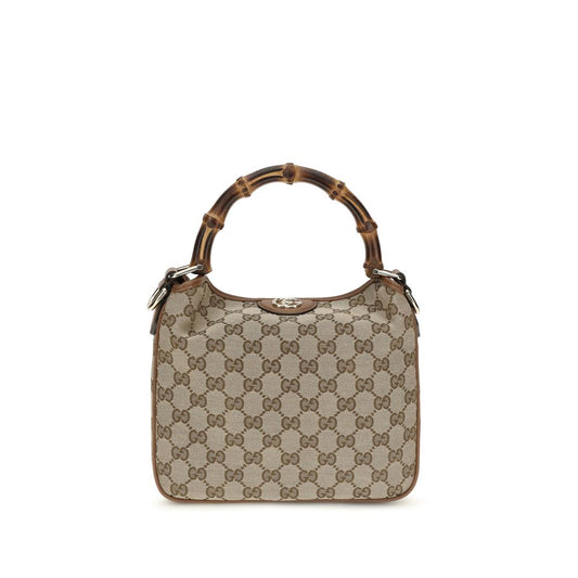 Brown Fabric Shoulder Bag