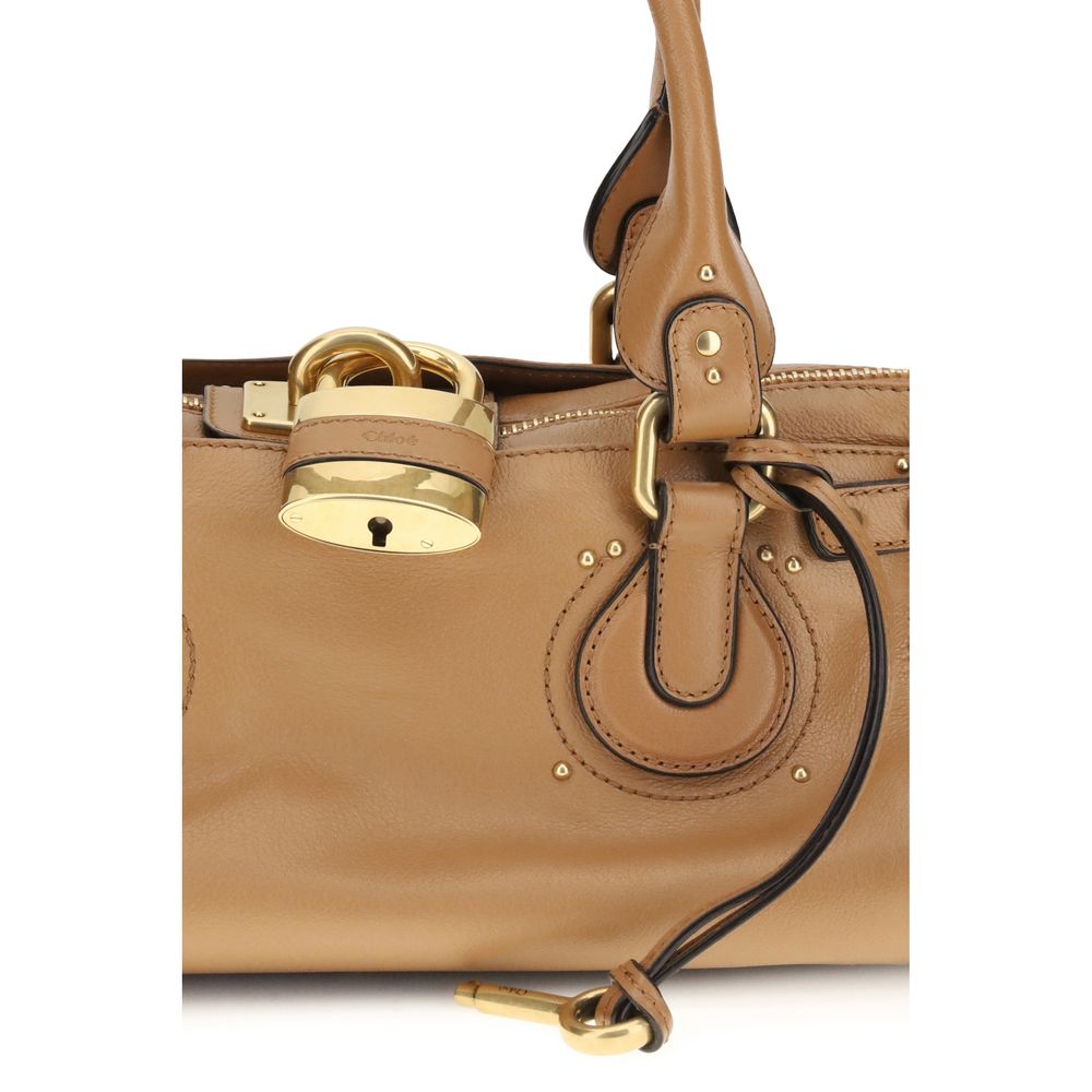 Chloé Paddington Brown Buffalo Leather Shoulder Bag