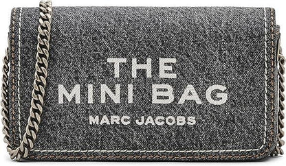 Marc Jacobs The Denim Chain Mini Bag Black Wash