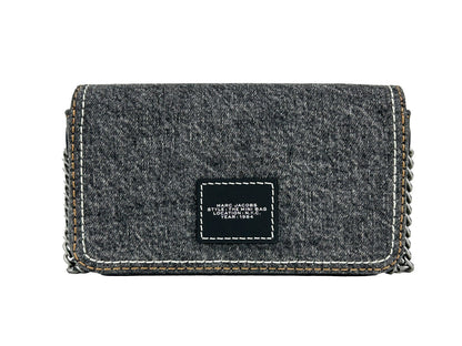 Marc Jacobs The Denim Chain Mini Bag Black Wash