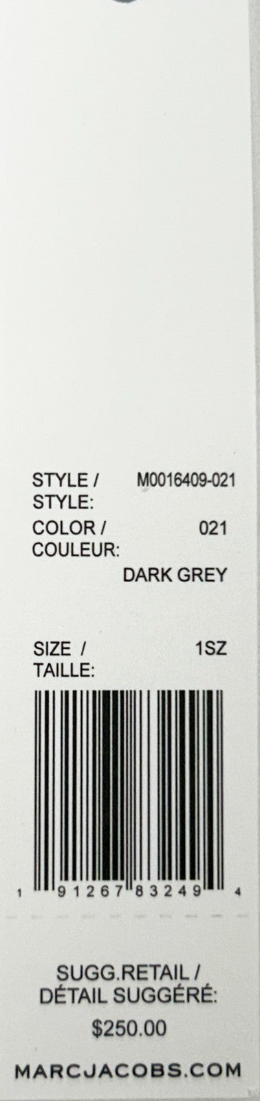 Marc Jacobs Suspiria Gray Nylon Backpack