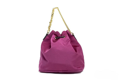 Versace Medusa Dahlia Nylon Bucket Crossbody Bag