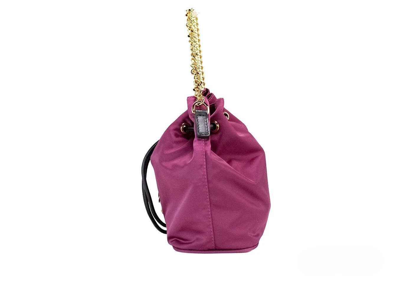 Versace Medusa Dahlia Nylon Bucket Crossbody Bag