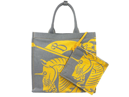 Burberry EKD Sunflower Canvas Tote Bag