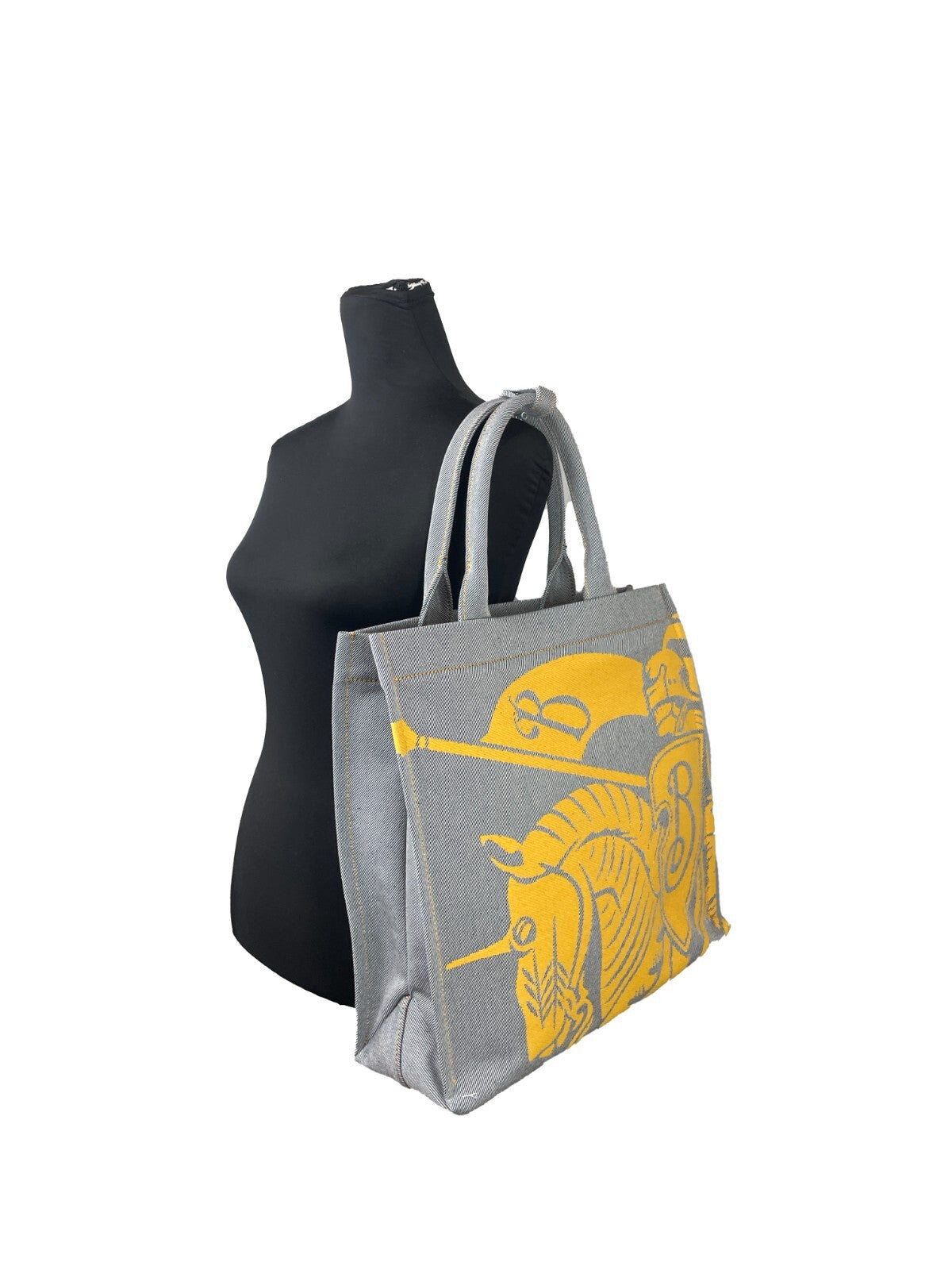 Burberry EKD Sunflower Canvas Tote Bag