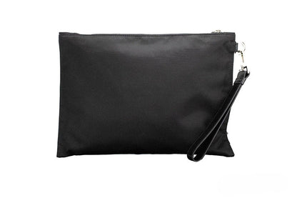 Versace Medusa Black Nylon Clutch