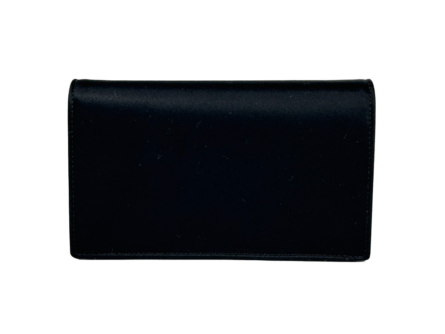 Versace Greca Black Fabric Mini Chain Wallet Crossbody Bag