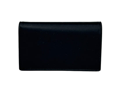 Versace Greca Black Fabric Mini Chain Wallet Crossbody Bag