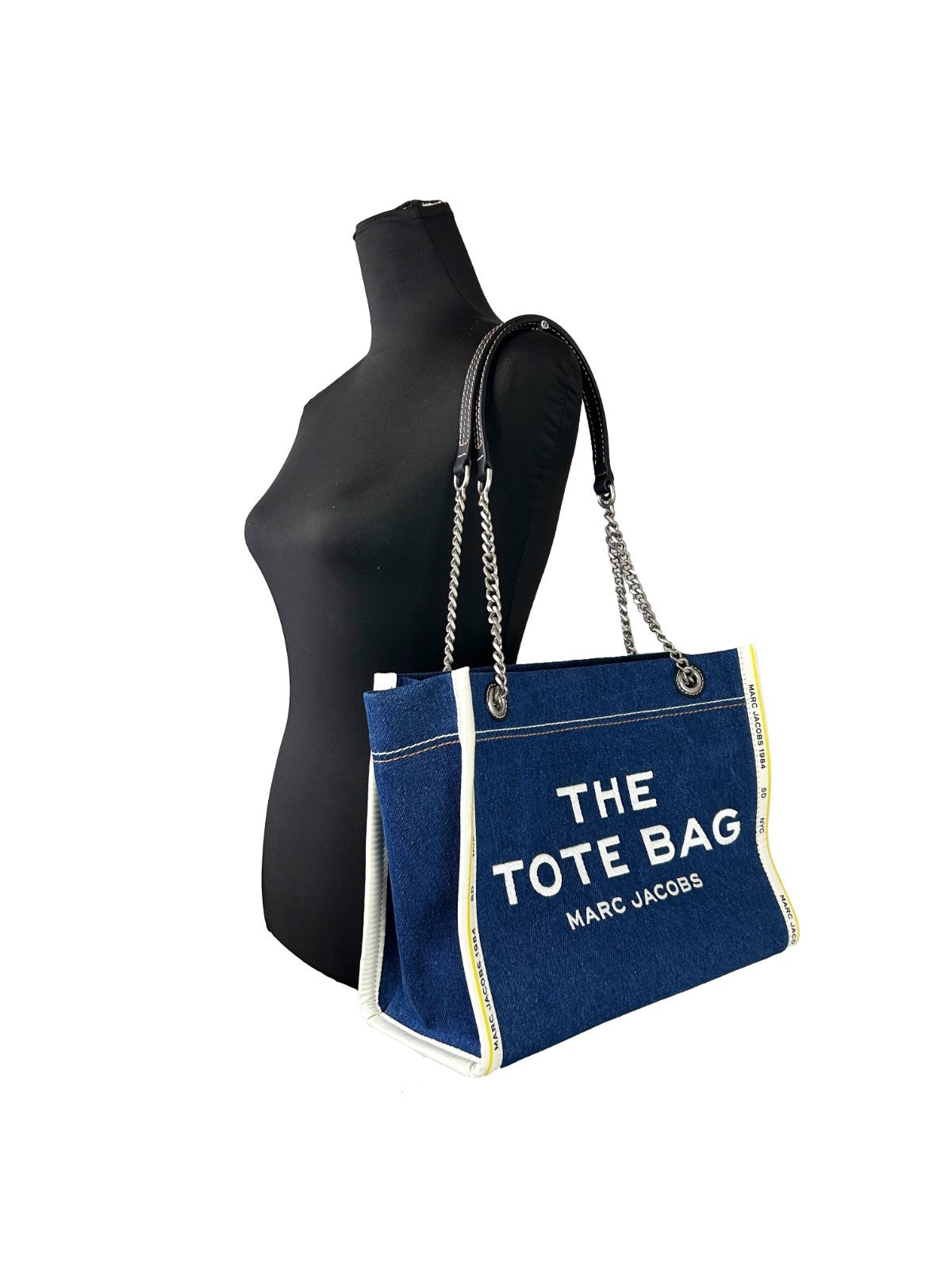Marc Jacobs The Denim Chain Medium Tote Bag